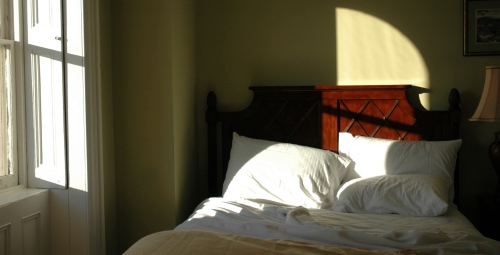 Bett im Dachstock Bett im Dachstock