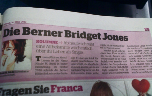 Singleblick / Singe-Kolumne im Blick am Abend