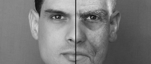 Junger und alter Mann